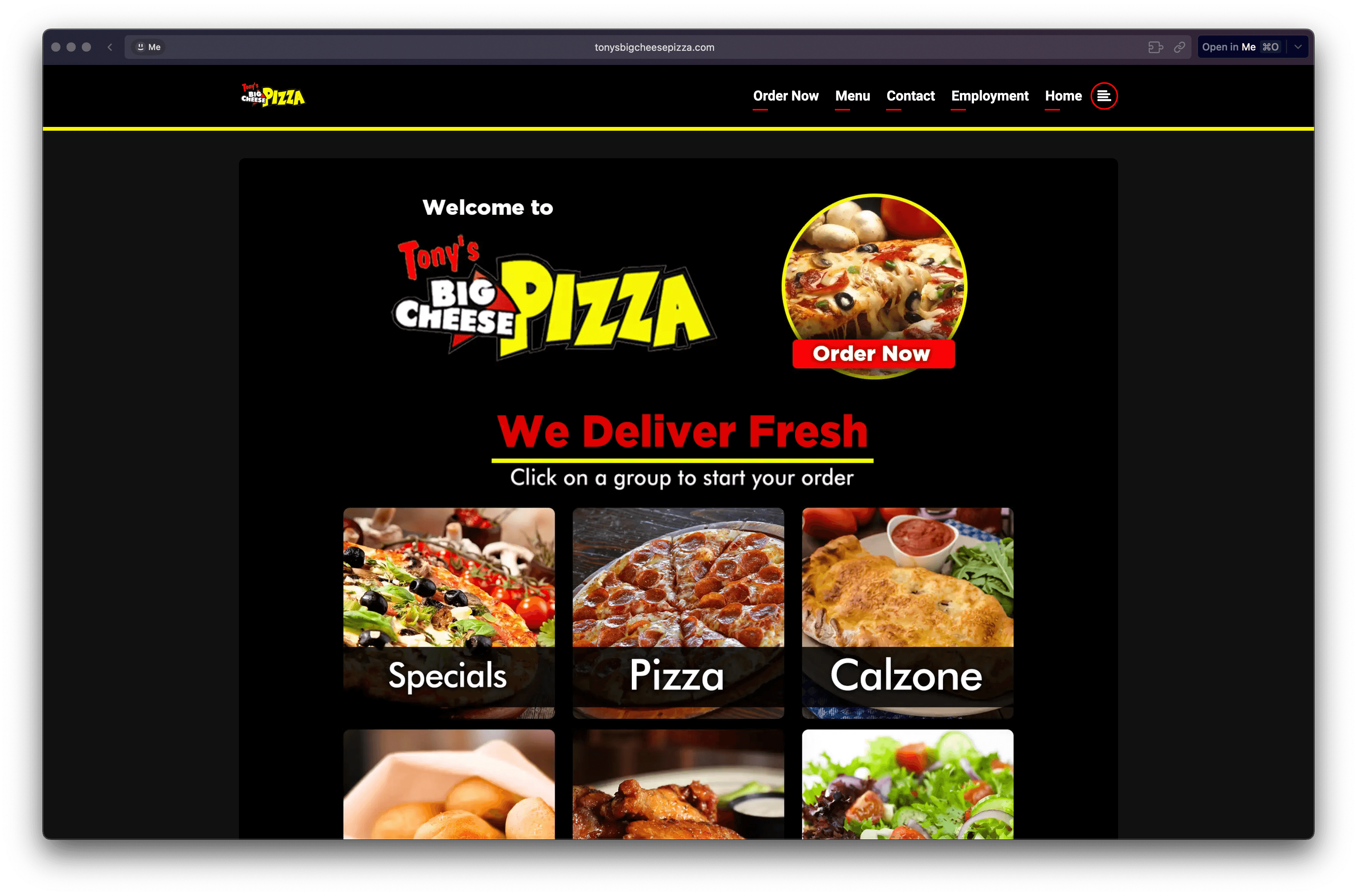 Original website problems